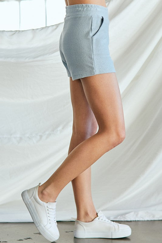 Slate Blue Shorts