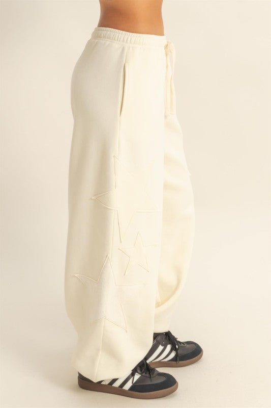 Star Patch Jogger Pants