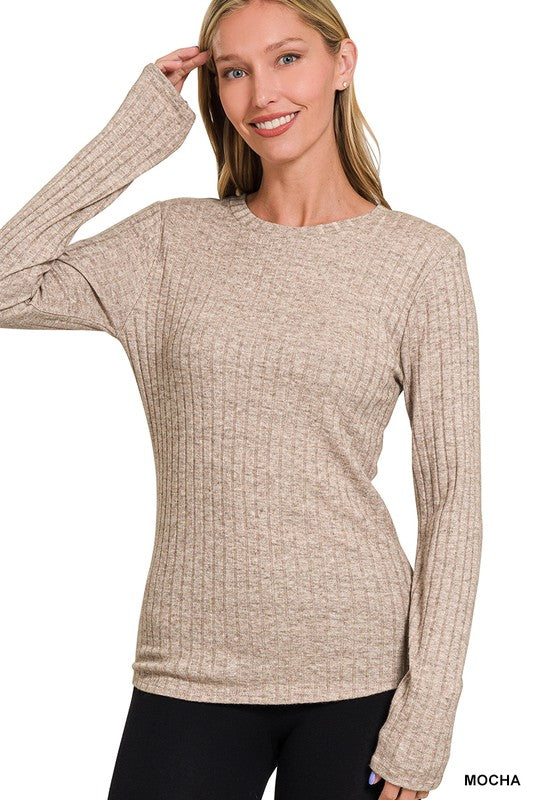 Ribbed Long Sleeve