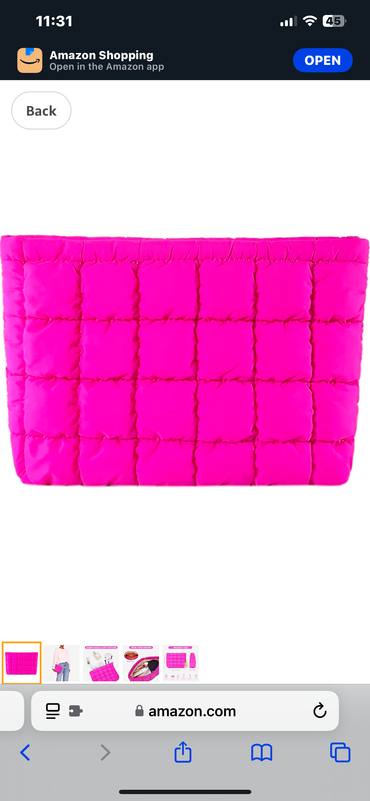 Quilt Makeup bag