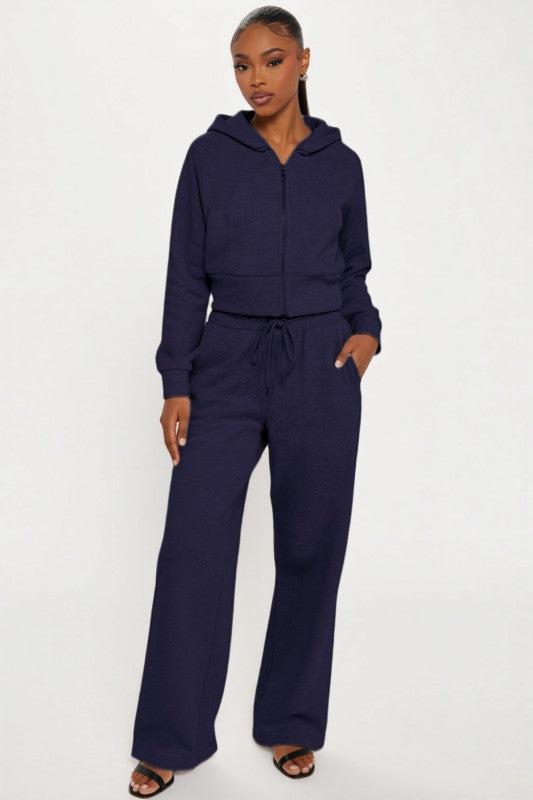 Cropped Zip Up