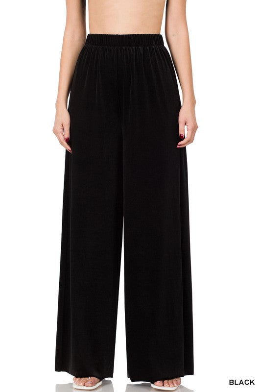 Velvet Wide Pants