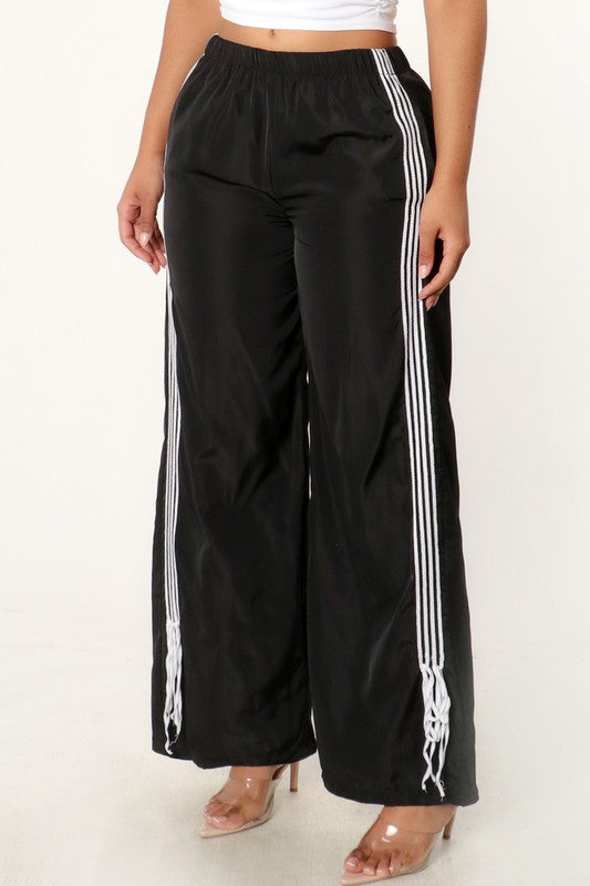 Striped Wide Pants