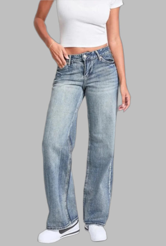 Low rise Wide Leg Jeans