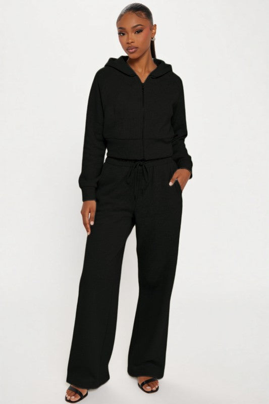 Cropped Zip Up