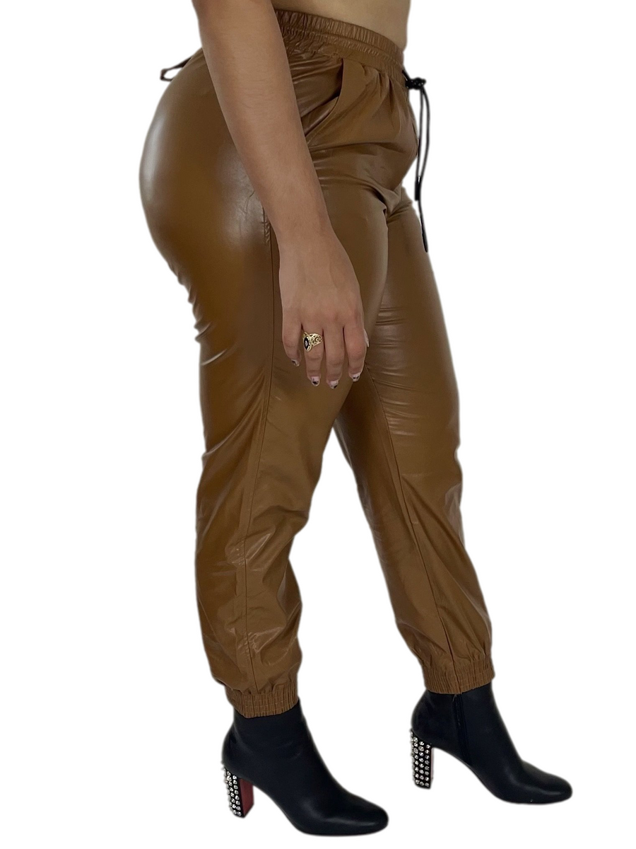 Chloe Leather Joggers