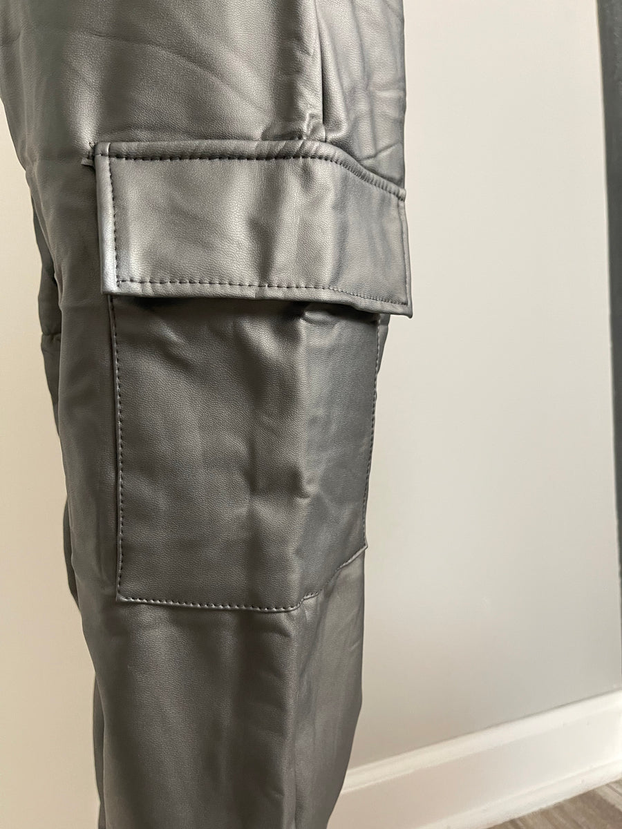Betty Pleather Joggers