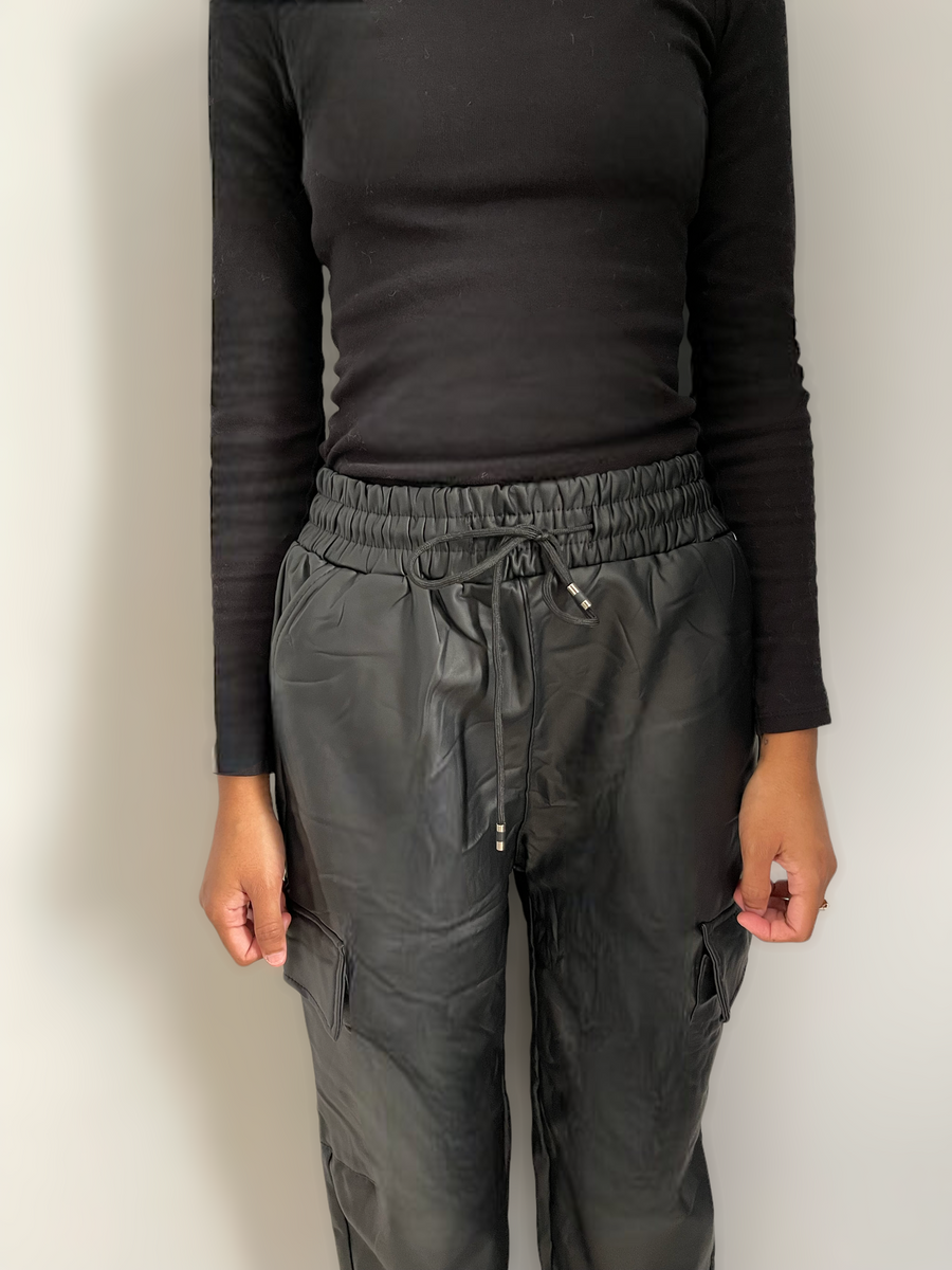 Betty Pleather Joggers