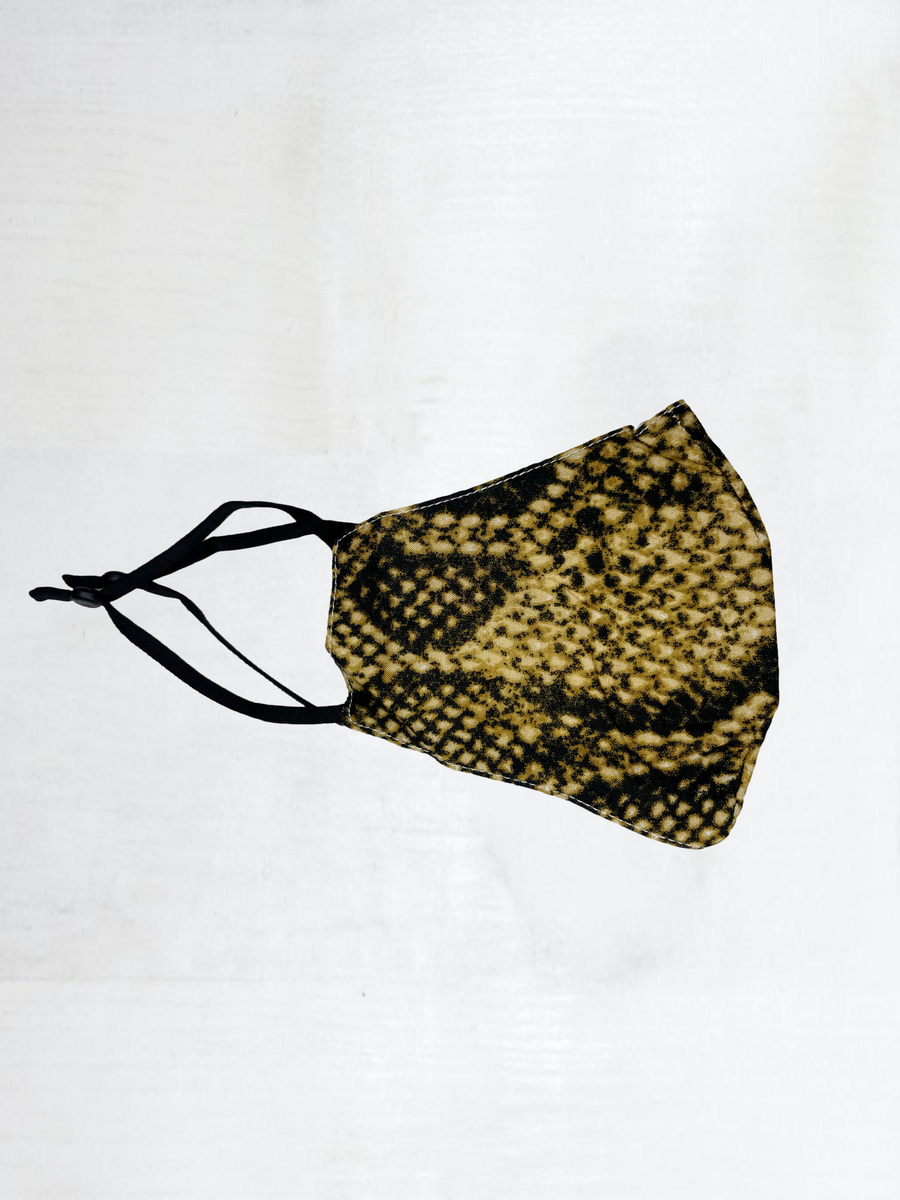 Snake Print Mask